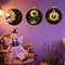 Halloween Gothic Embroidery Kits for Beginners Adults, Skull Hand Embroidery Needlepoint Kits, Sunflower Stamped Cross Stitch Kits for Beginners Adult, 3 Set Embroidery Hoops (Attached Video Tutorial)